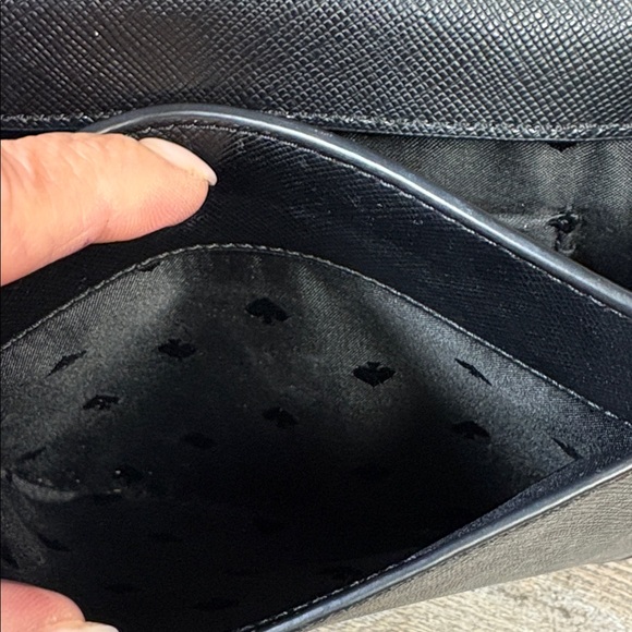 Kate Spade New York Black Saffiano Leather Top Handle Crossbody - Picture 10 of 15
